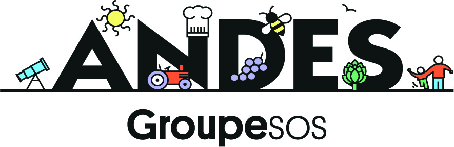 Logo d'ANDÈS, réseau national des épiceries solidaires
