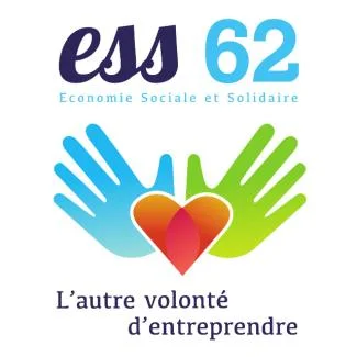 Logo ESS 62, économie sociale et solidaire du Pas-de-Calais