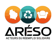Logo d'ARESO, Acteurs du Réemploi Solidaire Hauts-de-France