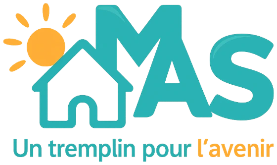 Logo de la Maison Accueil Solidarite (M.A.S.), un tremplin pour l'avenir